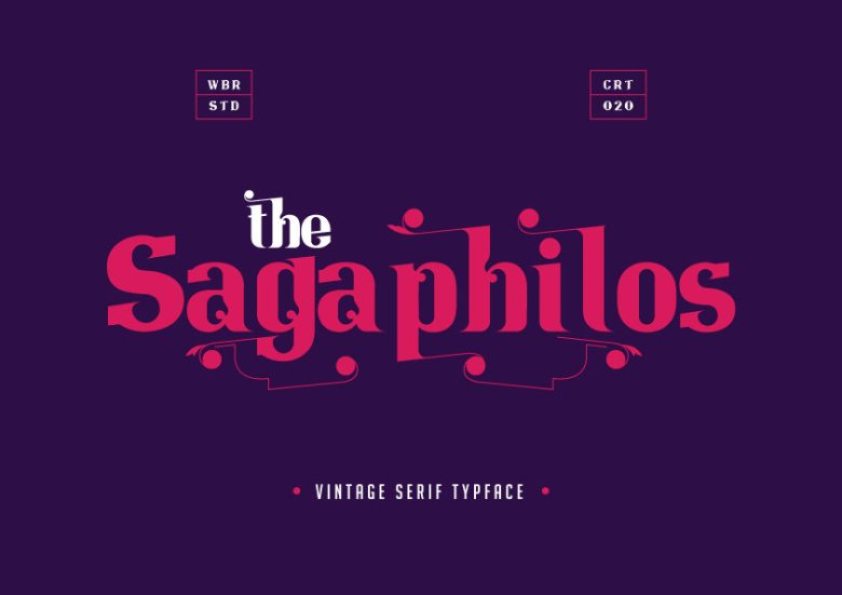 Sagaphilos Typeface