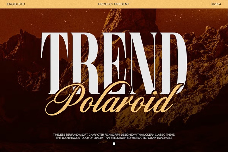Trend Polaroid Font